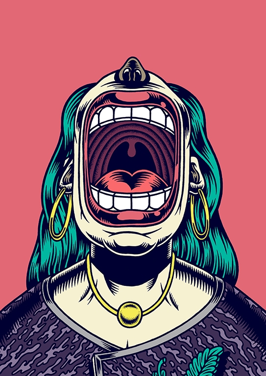 Illustration zur Wut – Lukasz Belcarski